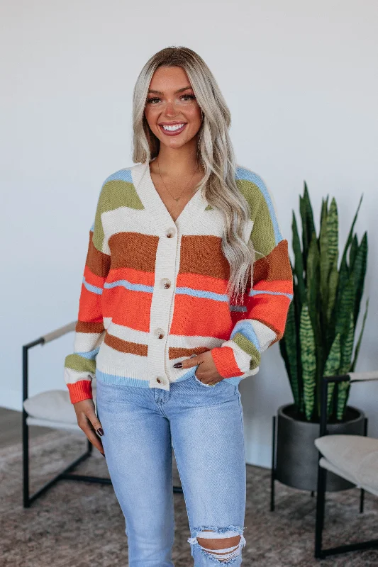 Effortless Outfits Marletta Colorblock Cardigan