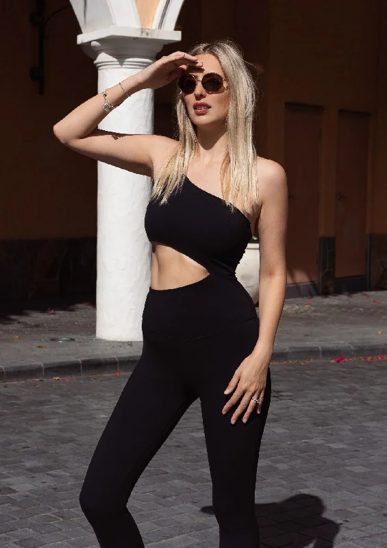 Breezy Outfits Aaliyah Milan Black Onsie