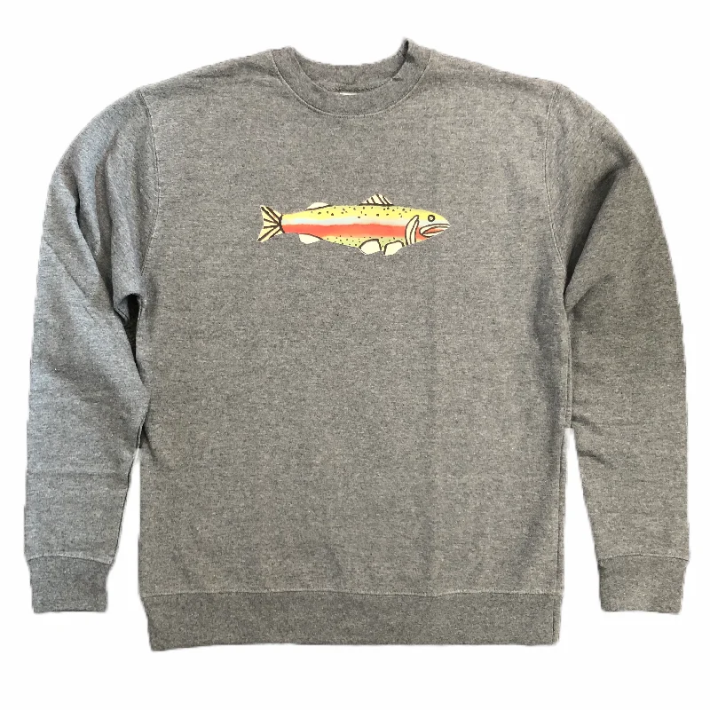 Comfy Layers Friends of badknees #1 Sweatshirt - Matte Fish - Grey