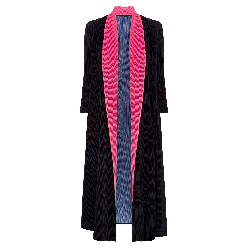 Everyday Chic Plisse Paint Coat
