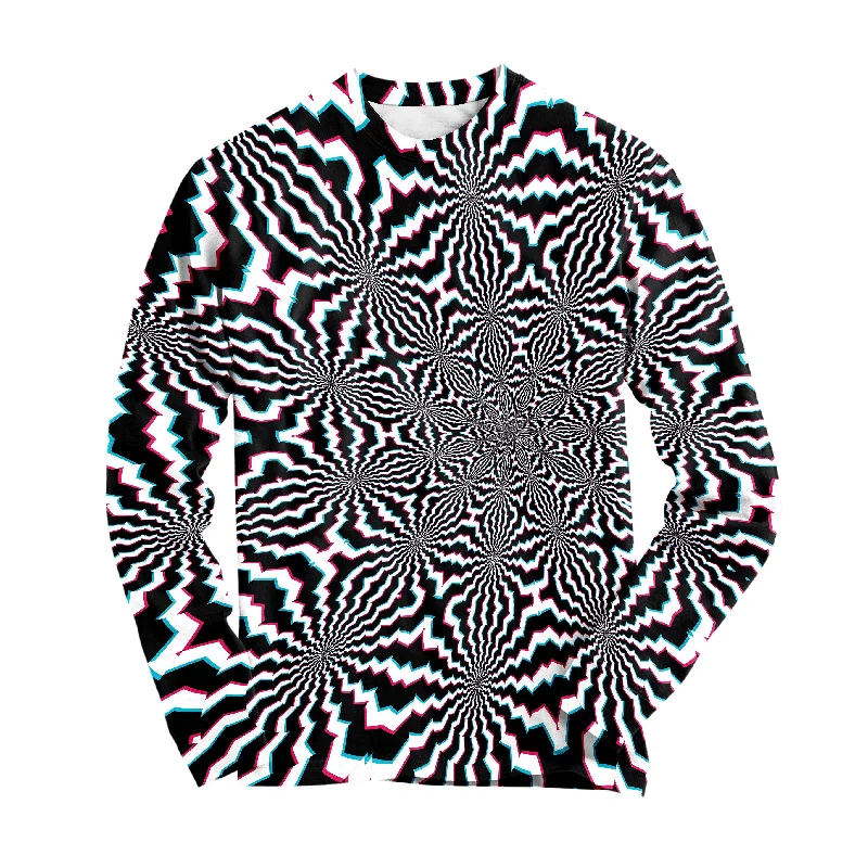 Soft Comfort Wear Fractal Ripples Long Sleeve