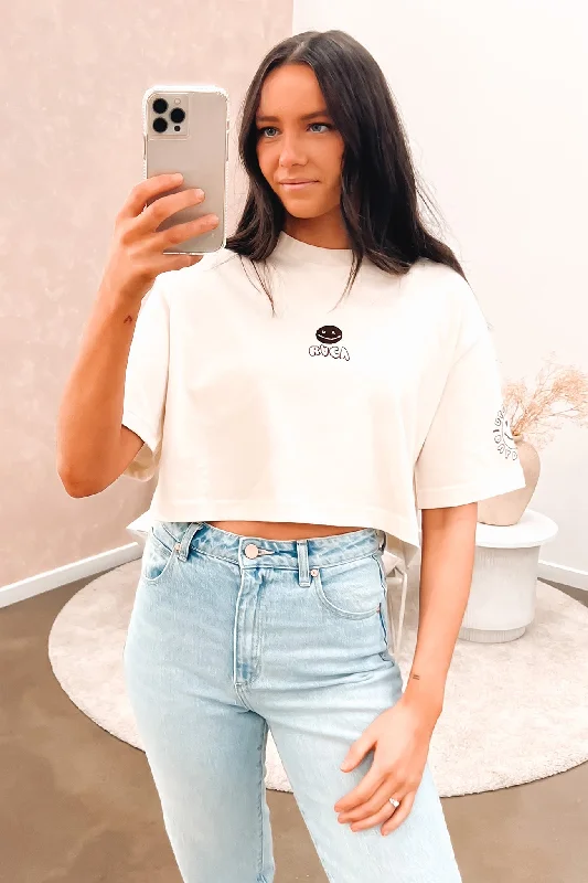 Effortless Looks Utopian Half Tee Unbleached