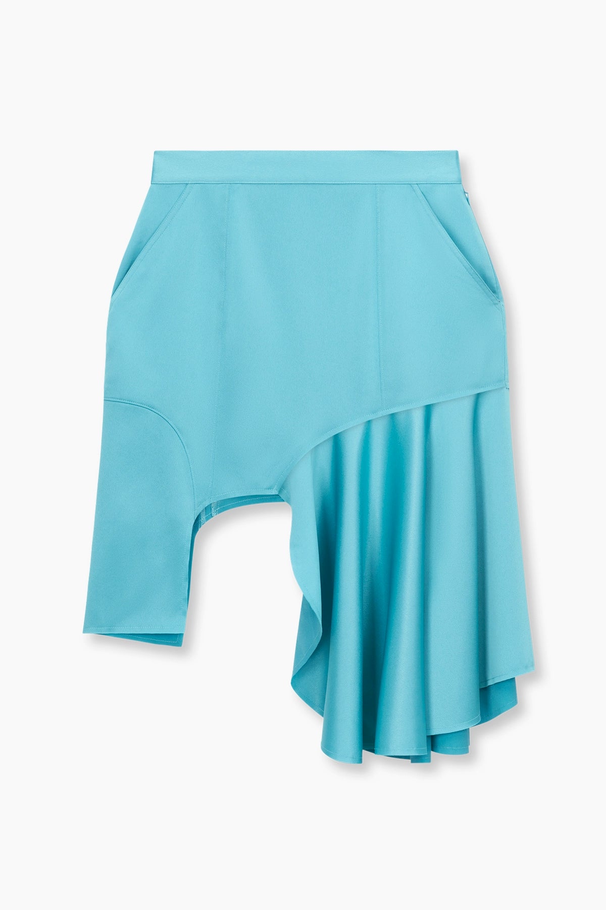 Versatile Casuals ASYMMETRICAL SKIRT | TEAL