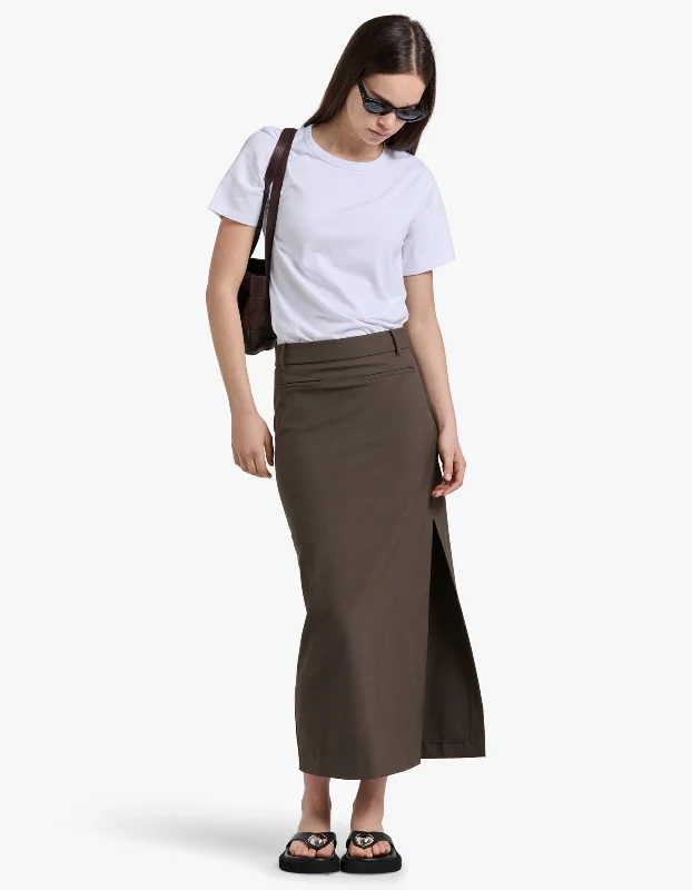 Relaxed Tops Killian Skirt - Chocolate