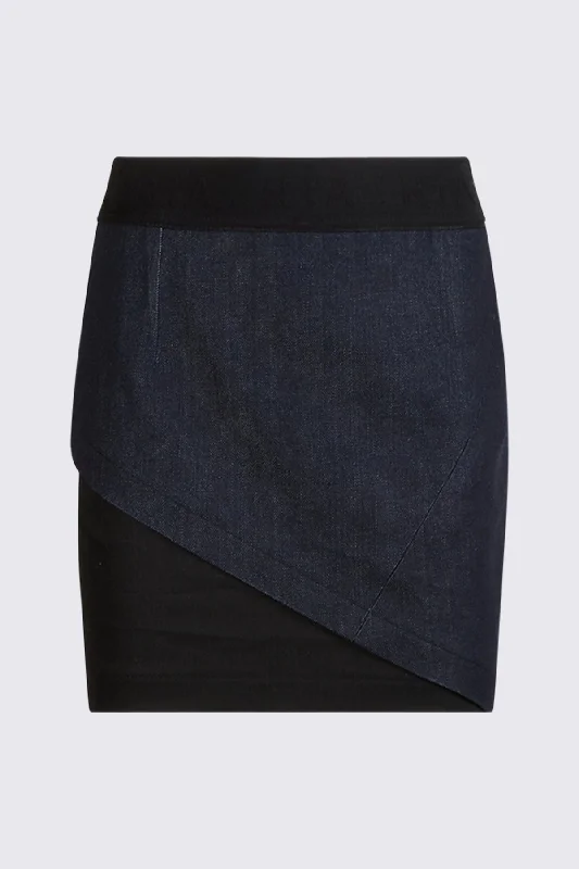 Comfortable Fashion Looks KEREN SKIRT | MIXED RAW DENIM