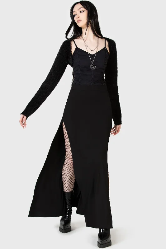 Cozy Chic Wear Nocturnal Shade Maxi Skirt