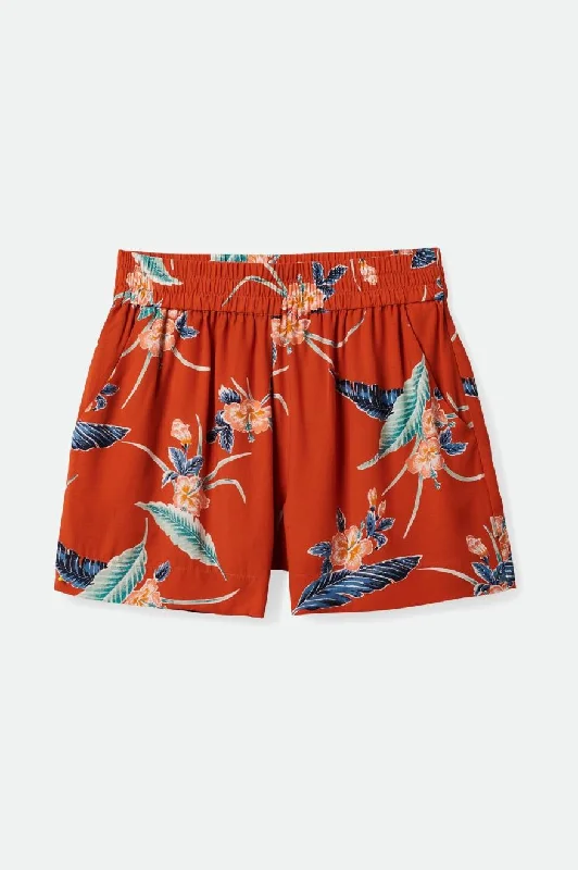 Cozy Essentials Wear Paradise Short - Burnt Red