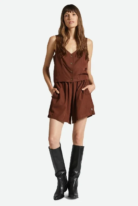 Timeless Style Polanco Short - Sepia