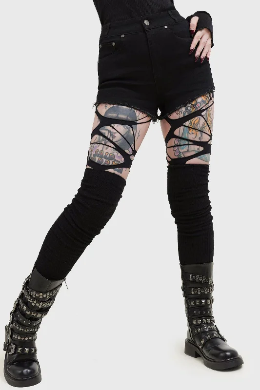 Cozy Chic Wear Saw Edge Shorts