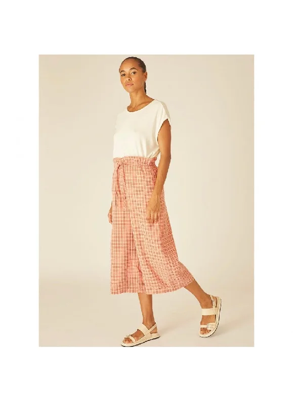 Light Dressing Squares Red Culottes