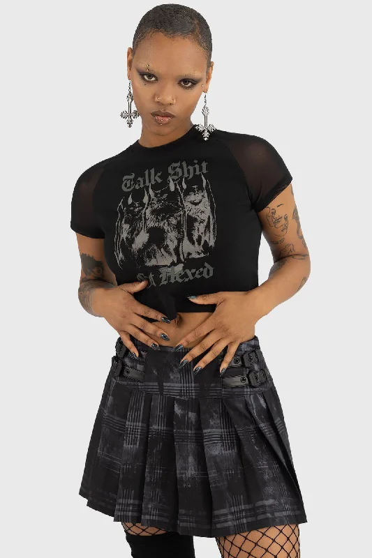 Effortless Looks Stormcloud Mini Skirt