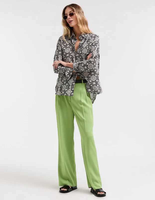Casual Chic Outfits Pedro Pant - Cactus Green