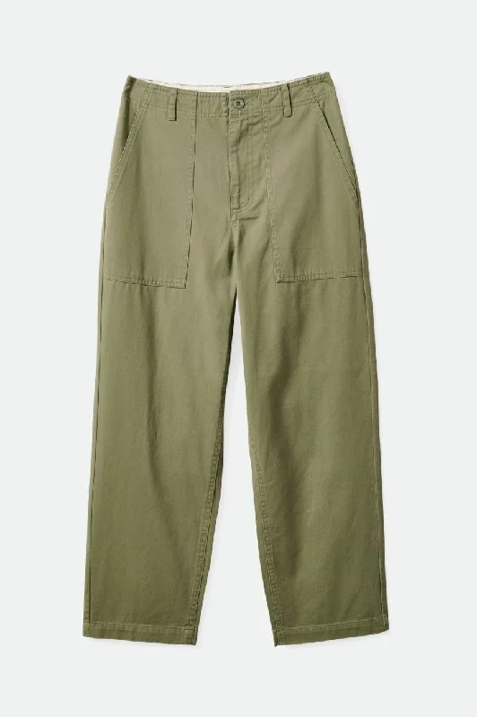 Relaxed Chic Vancouver Pant - Olive Surplus