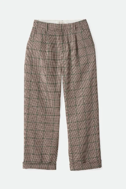 Cozy Fashions Victory Trouser Pant - Sesame/Seal Brown
