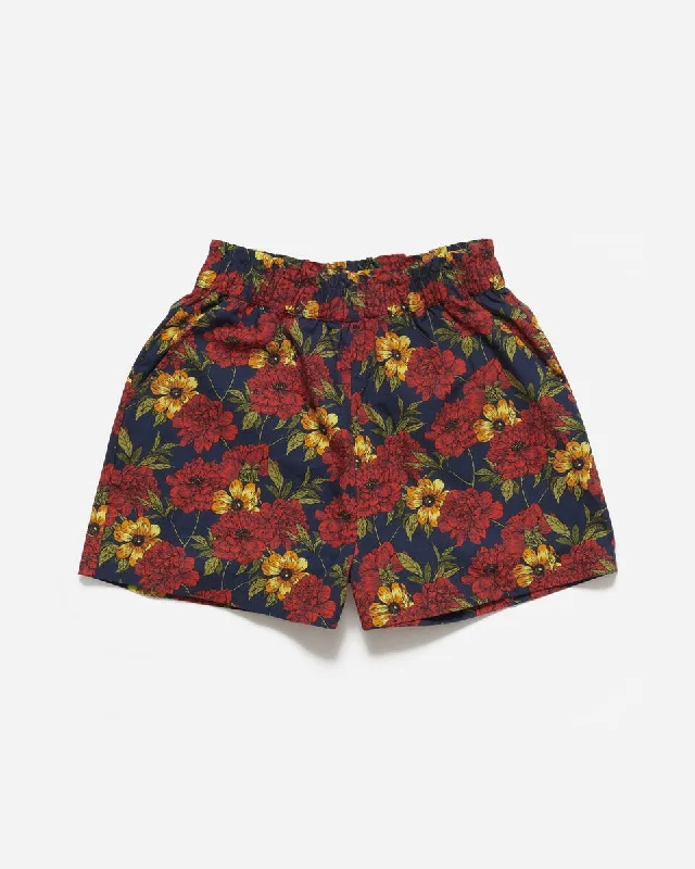 Cozy Chic Trends Wild Peonies Printed Shorts