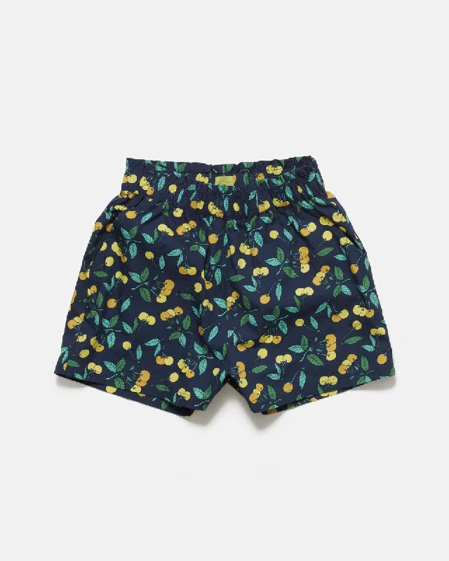 Trendy Layers Yellow Cherries Printed Shorts