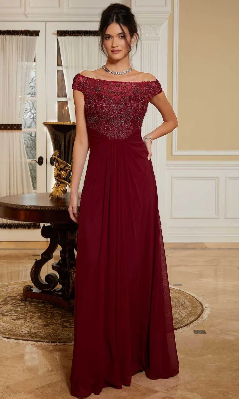 Warm Chic MGNY By Mori Lee 72823 - Embroidered Bodice Evening Gown