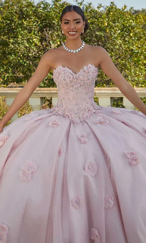 Comfortable Fashion Looks Mori Lee 60183 - Glittering Tulle Floral Embellished Ballgown