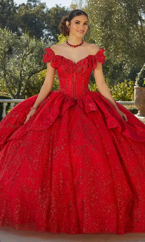 Everyday Outfits Vizcaya by Mori Lee 89431 - Butterfly Accented Neckline Ballgown