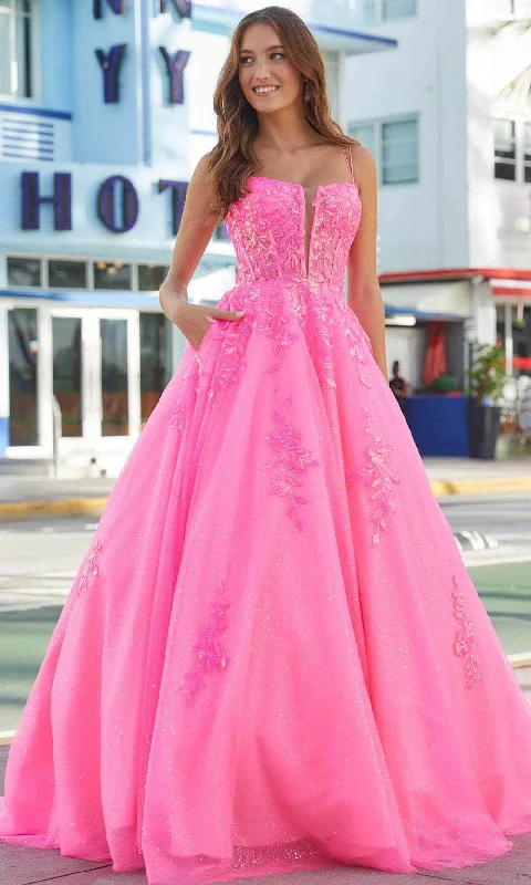 Casual Chic Looks Amarra 88574 - Multi-Thin Straps Embellished Ballgown