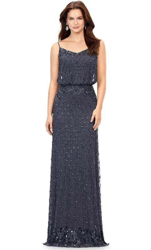 Comfortable Jeans Ashley Lauren 11206 - Blouson Beaded Formal Dress