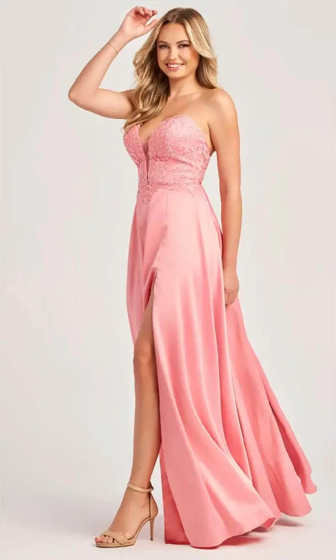 Trendy Dresses Colette By Daphne CL5142 - Lace Bodice Prom Dress