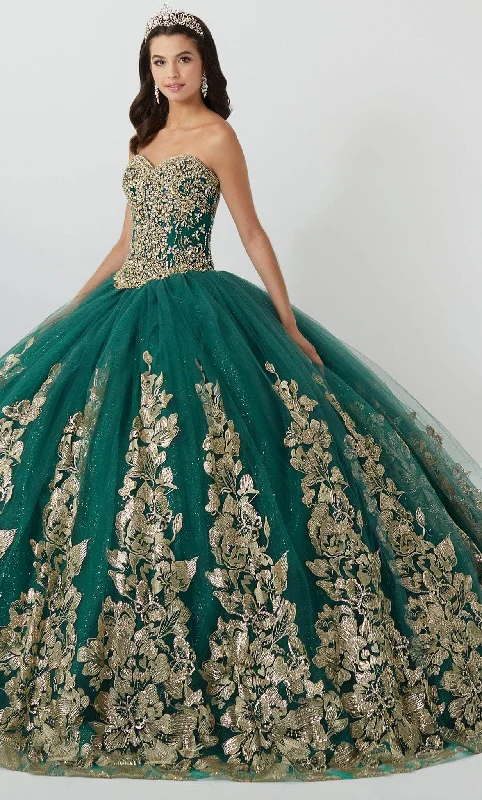 Effortless Looks Fiesta Gowns 56468 - Strapless Highly Embellished Gown