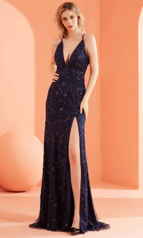Cozy Fashion J'Adore Dresses J22021 - Glittered Lace-Up Back Prom Gown