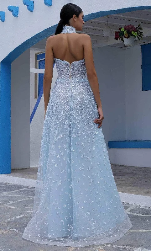 Cozy Essentials MNM Couture K3997 - High-Neck Beaded Prom Gown