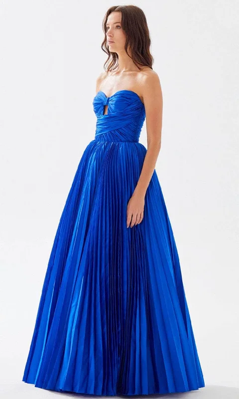 Warm Chic Outfits Tarik Ediz 52102 - Bow Motif Cutout Prom Dress
